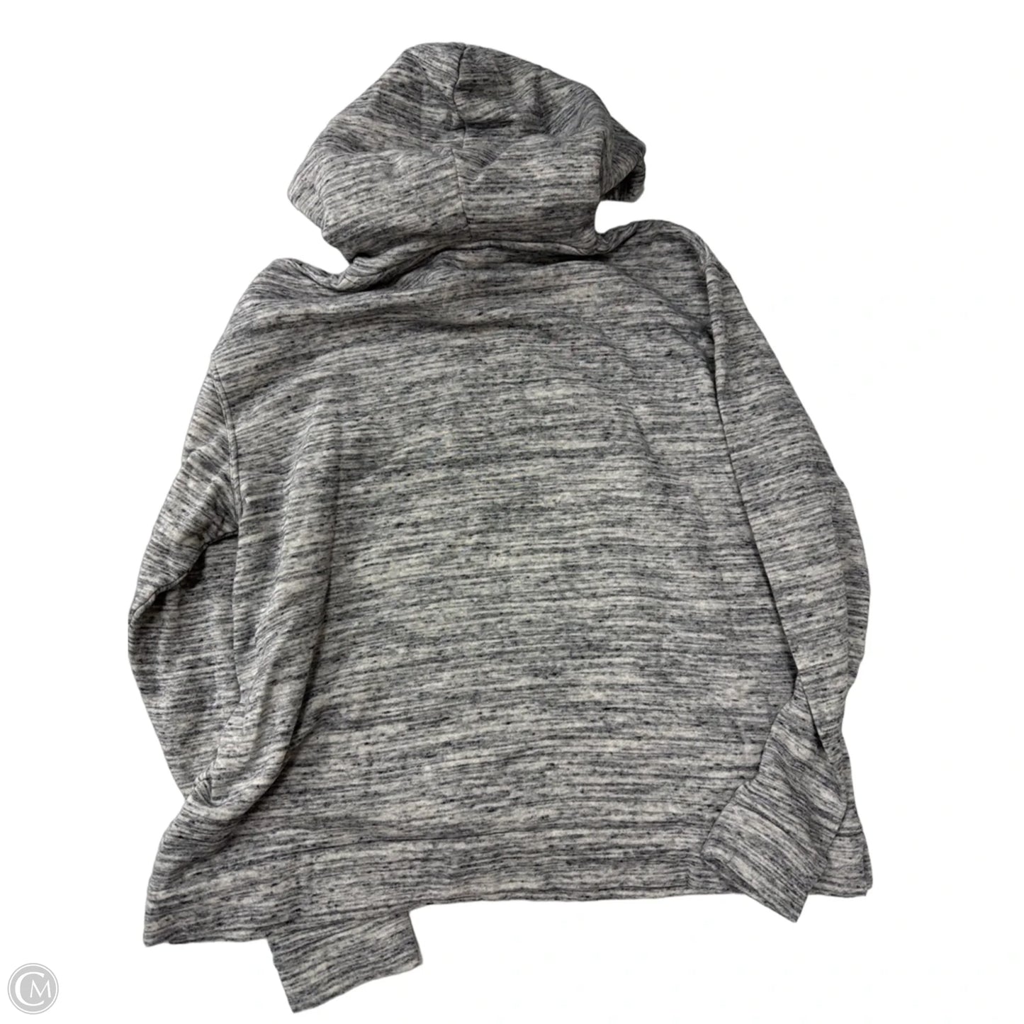 Sweatshirt Hoodie By Champion In Grey, Size: L