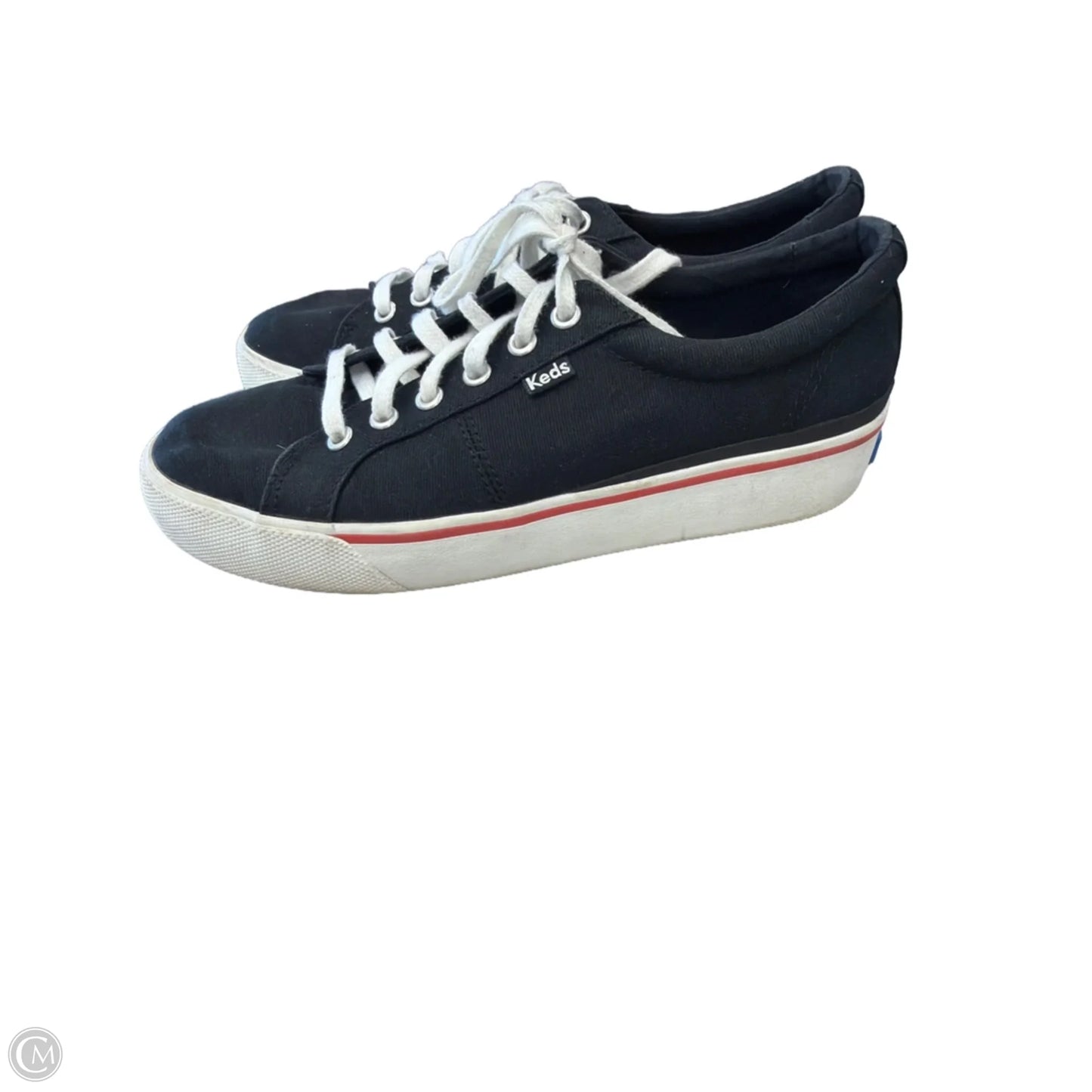 Shoes Sneakers By Keds In Black & White, Size: 8.5