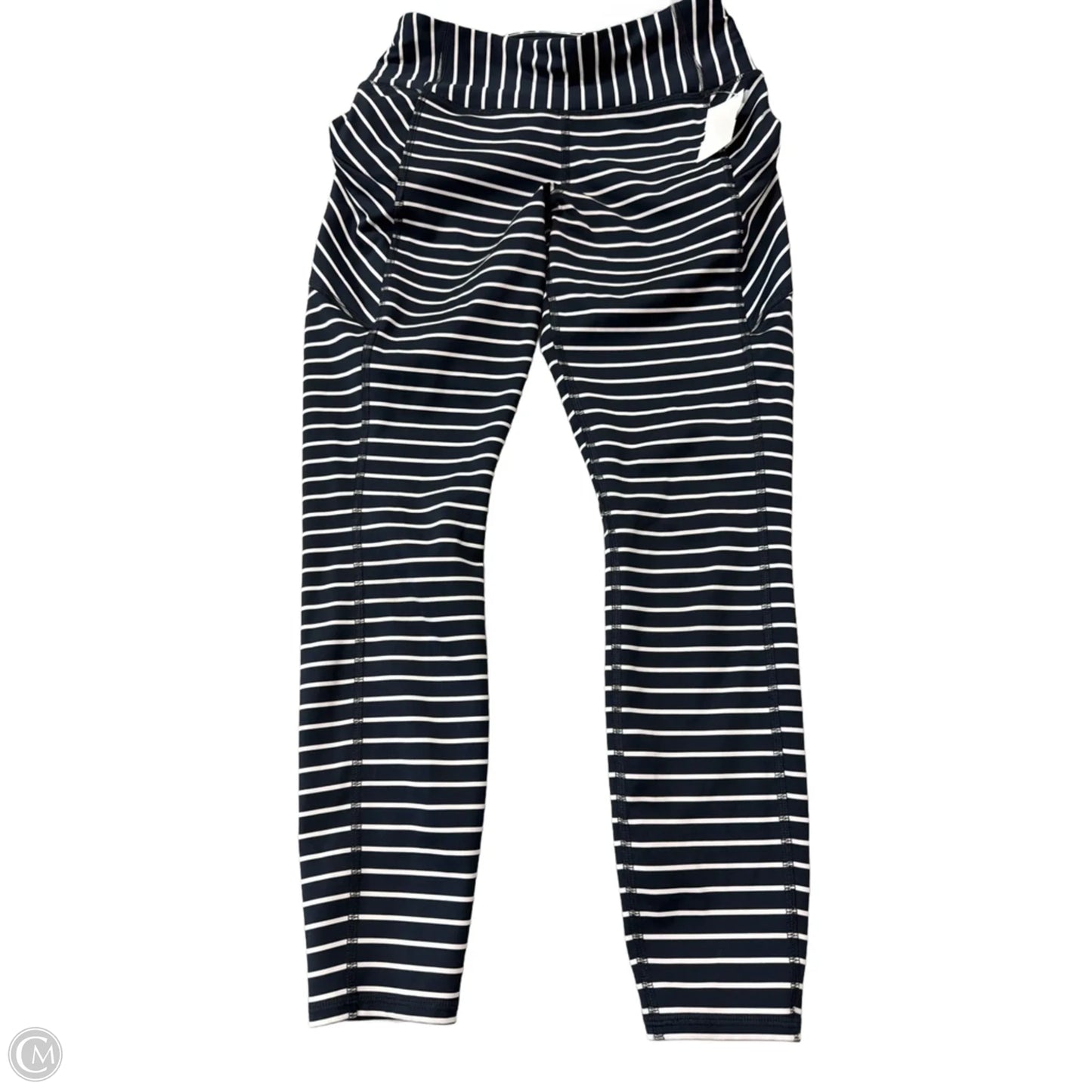 Athletic Leggings By Athleta In Striped Pattern, Size: Xs