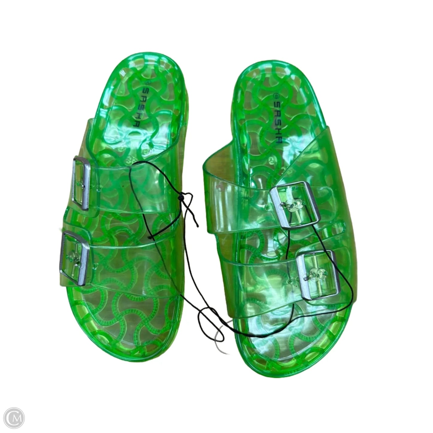 Sandals Flats By sasha In Green, Size: 8