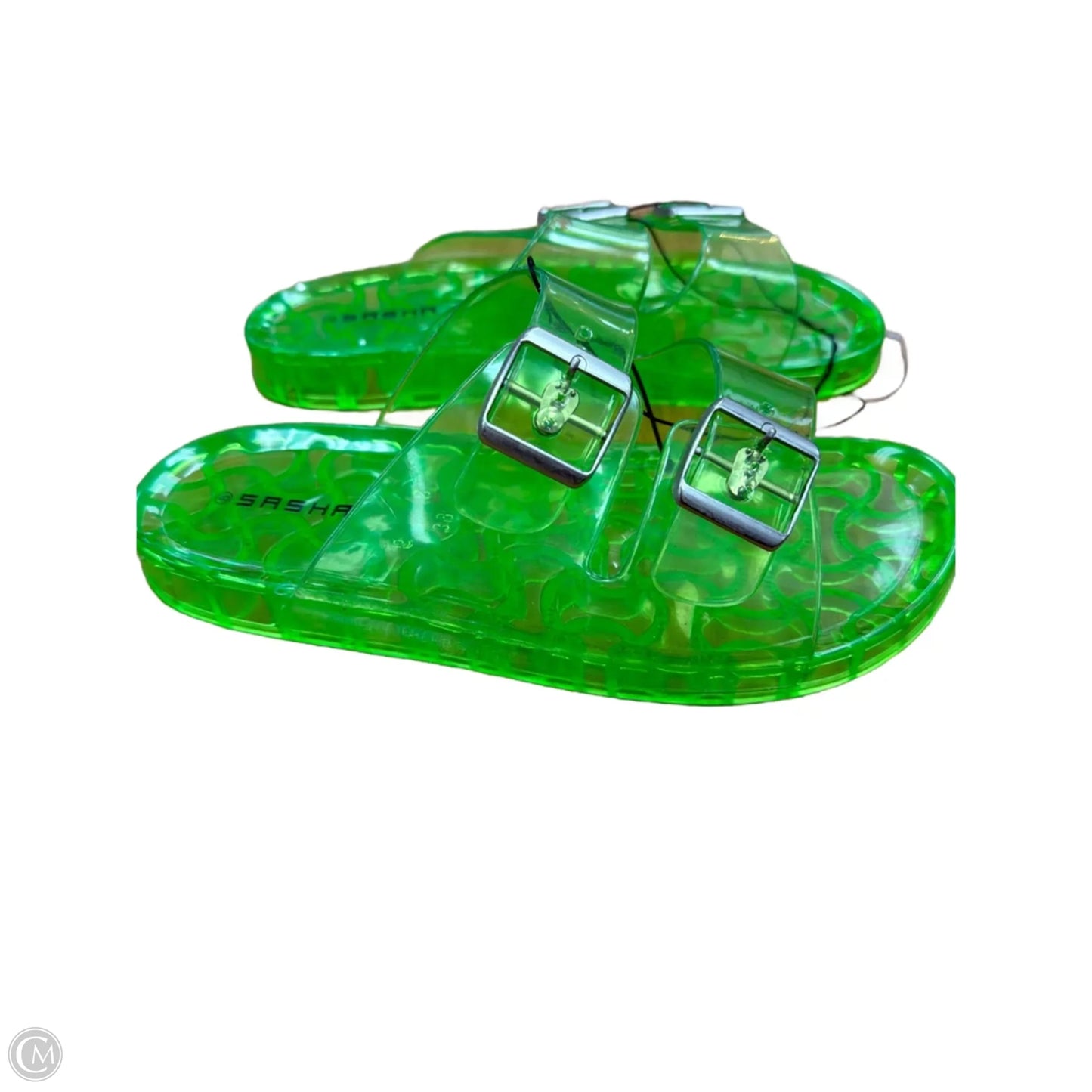 Sandals Flats By sasha In Green, Size: 8