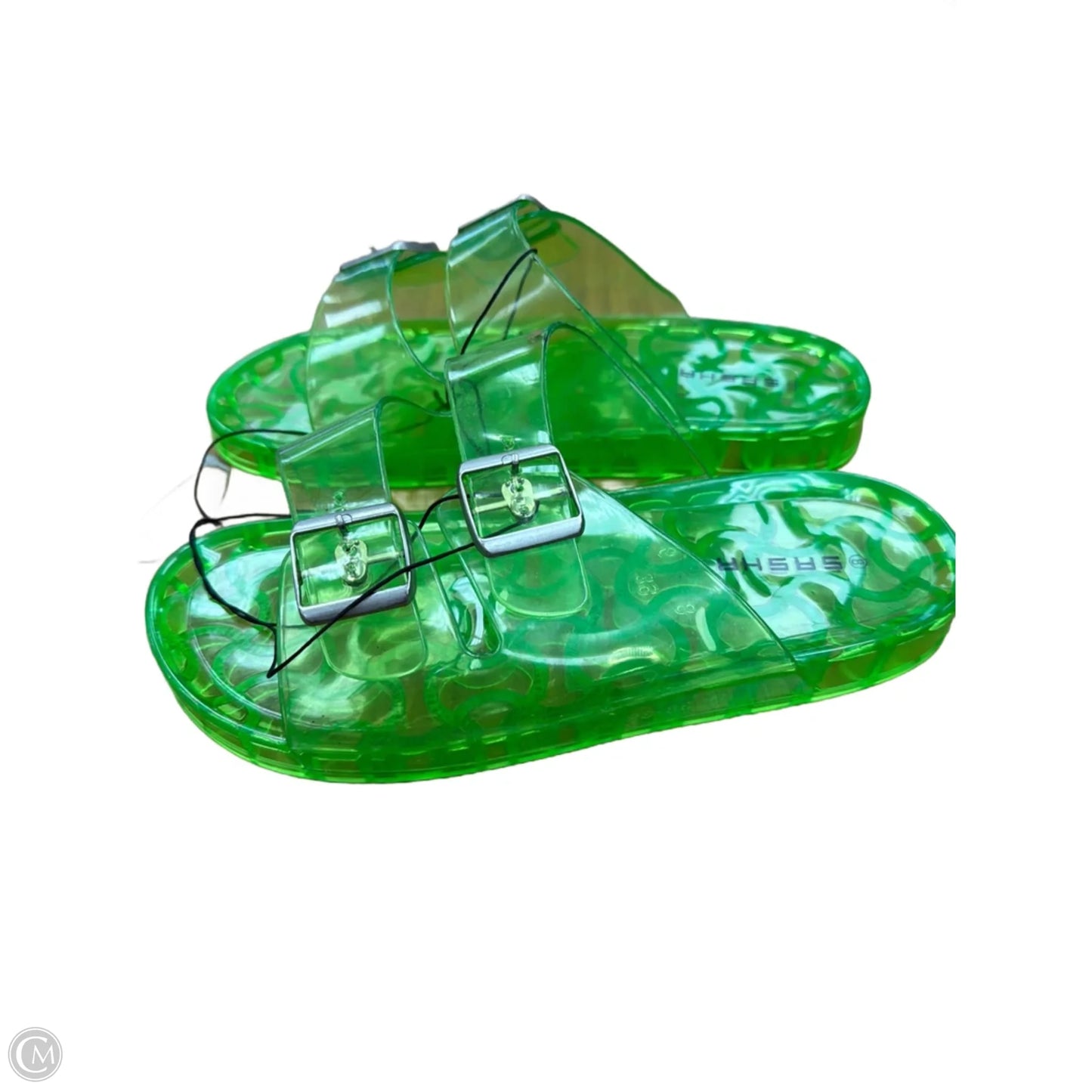 Sandals Flats By sasha In Green, Size: 8