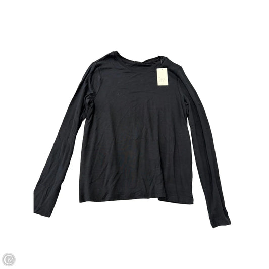 Top Long Sleeve Basic By A New Day In Black, Size: M