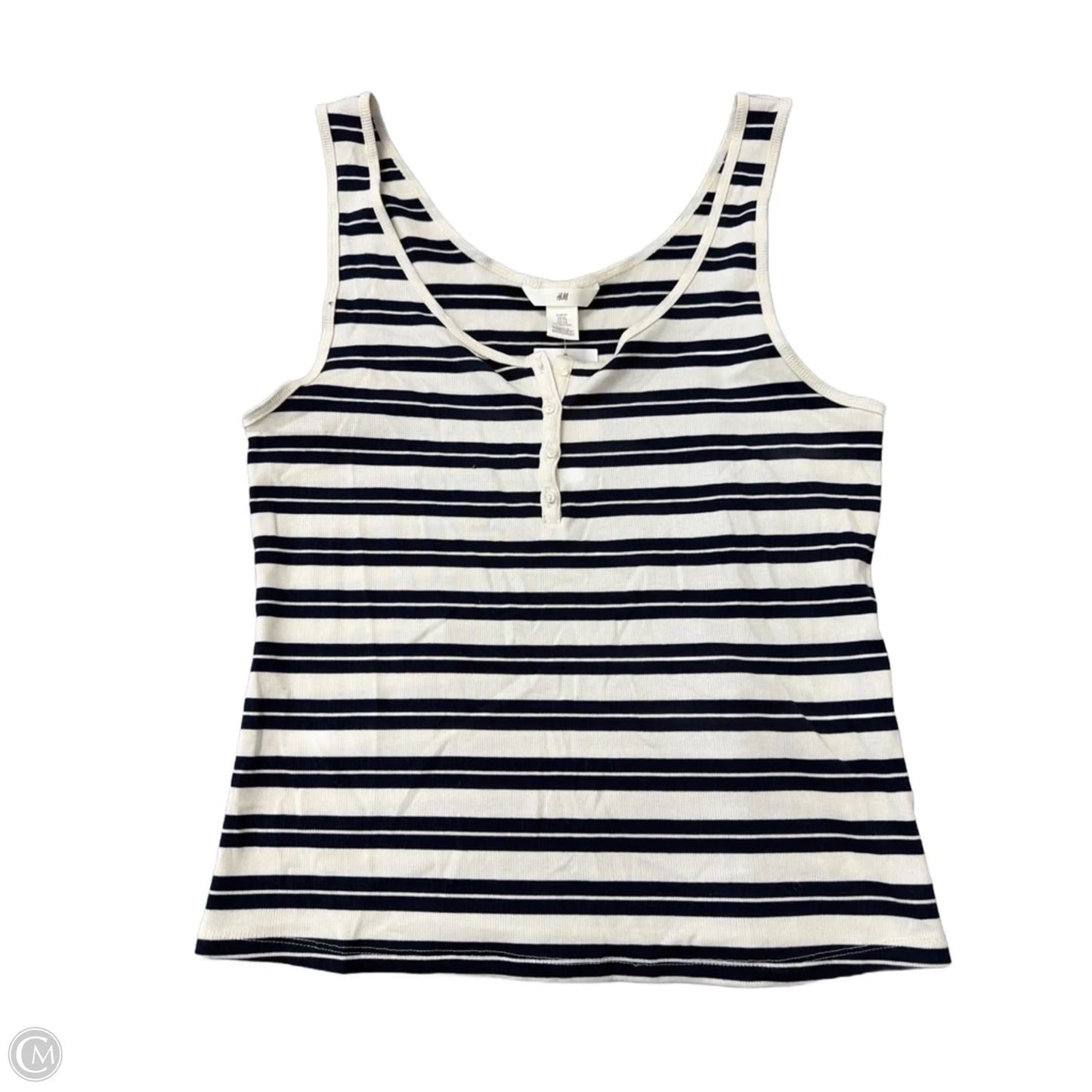 Tank Top By H&m In Striped Pattern, Size: Xl