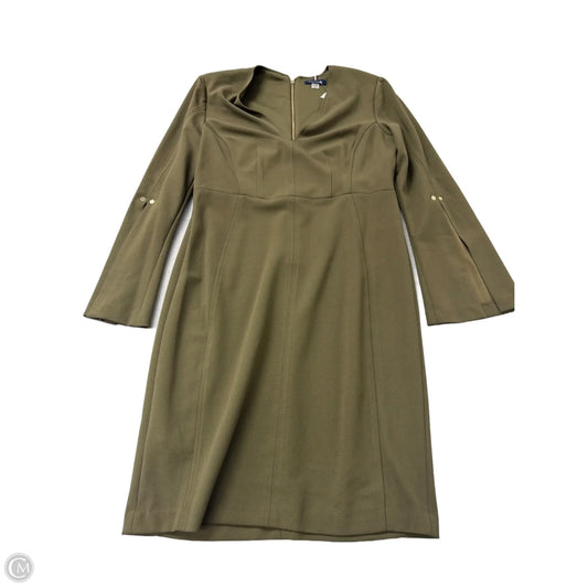 Dress Work By Tommy Hilfiger In Green, Size: M