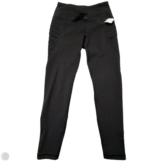 Athletic Leggings By Spyder In Black, Size: M