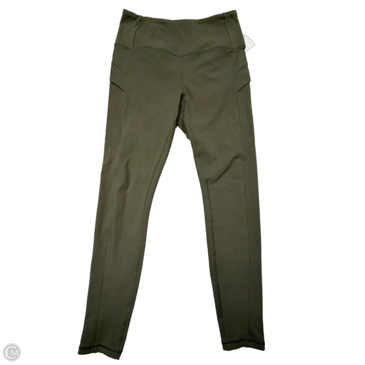Athletic Leggings By Avalanche In Green, Size: M