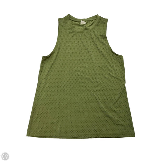 Athletic Tank Top By Zyia In Green, Size: L