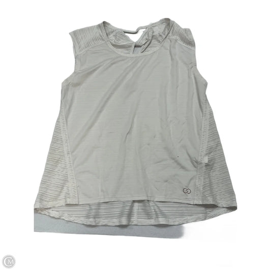 Athletic Tank Top By Calia In White, Size: L