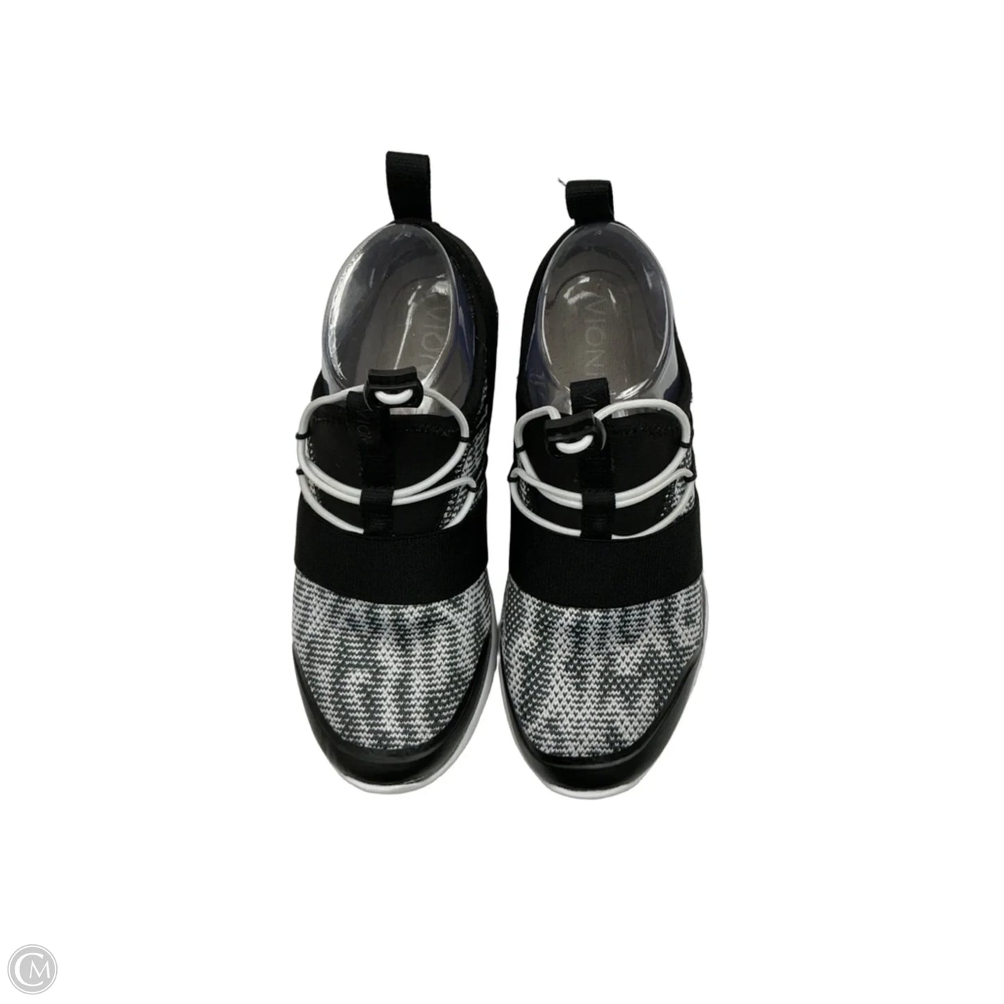 Shoes Athletic By Vionic In Black & White, Size: 6