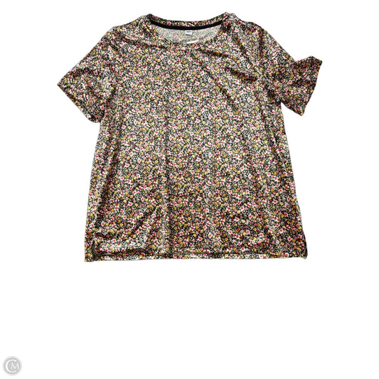 Top Short Sleeve By Old Navy In Floral Print, Size: Xl