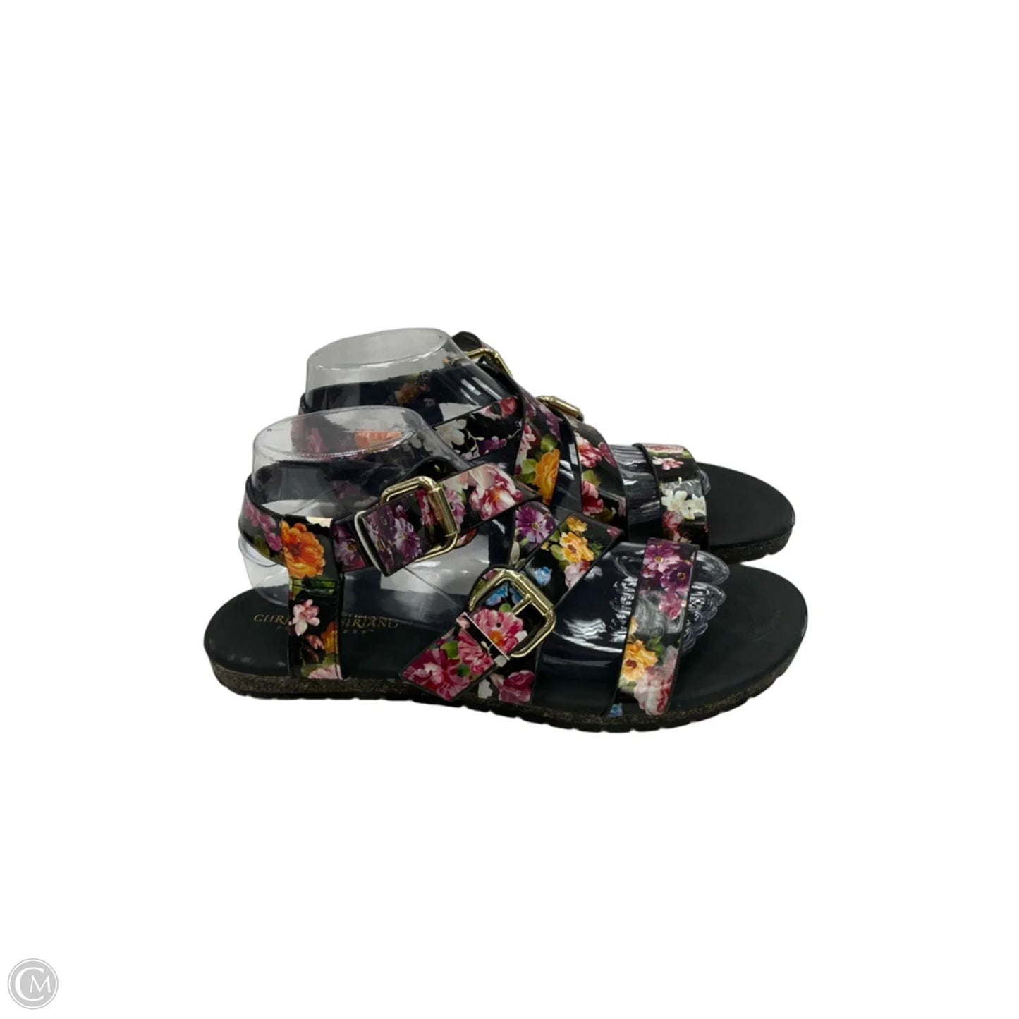 Sandals Flats By Christian Siriano For Payless In Floral Print, Size: 9