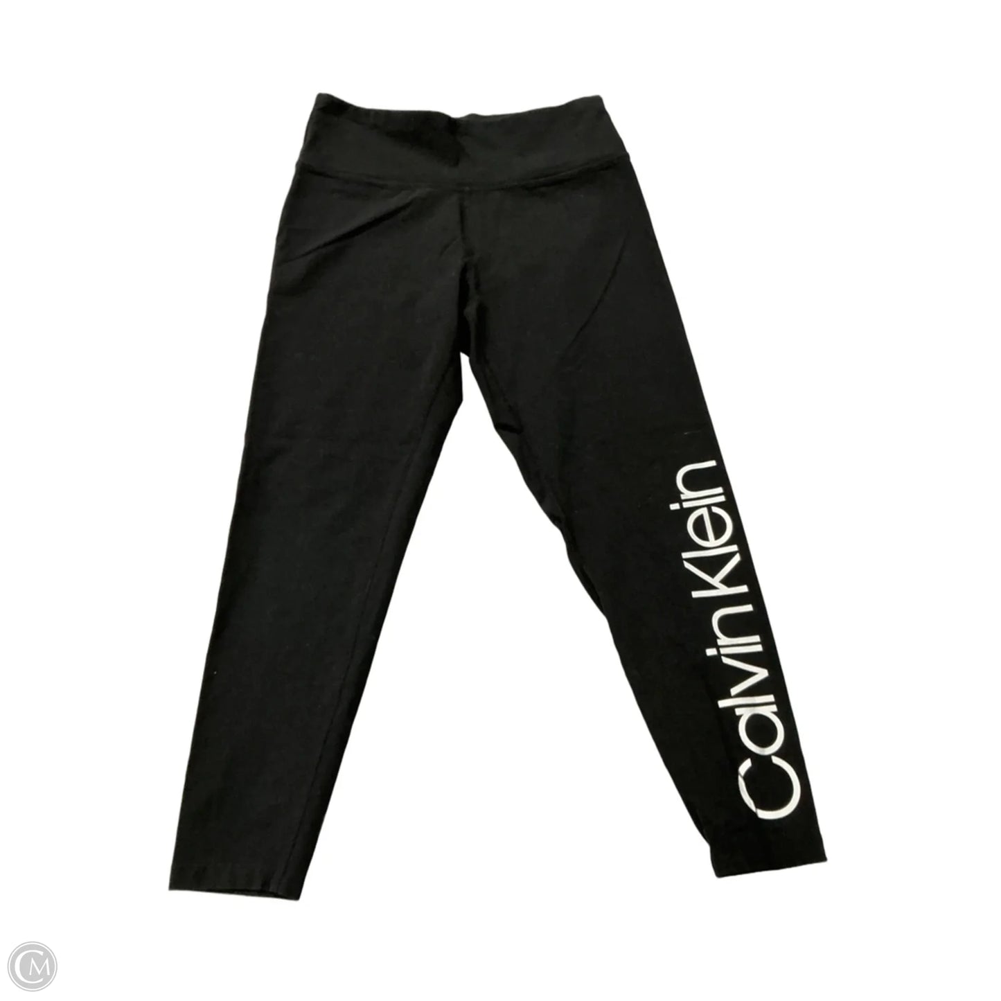 Athletic Leggings By Calvin Klein Performance In Black, Size: M