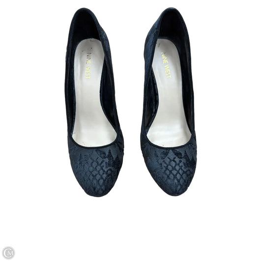 Shoes Heels Block By Nine West In Black, Size: 8