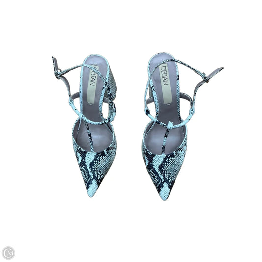 Shoes Heels Block By Clothes Mentor In Snakeskin Print, Size: 9