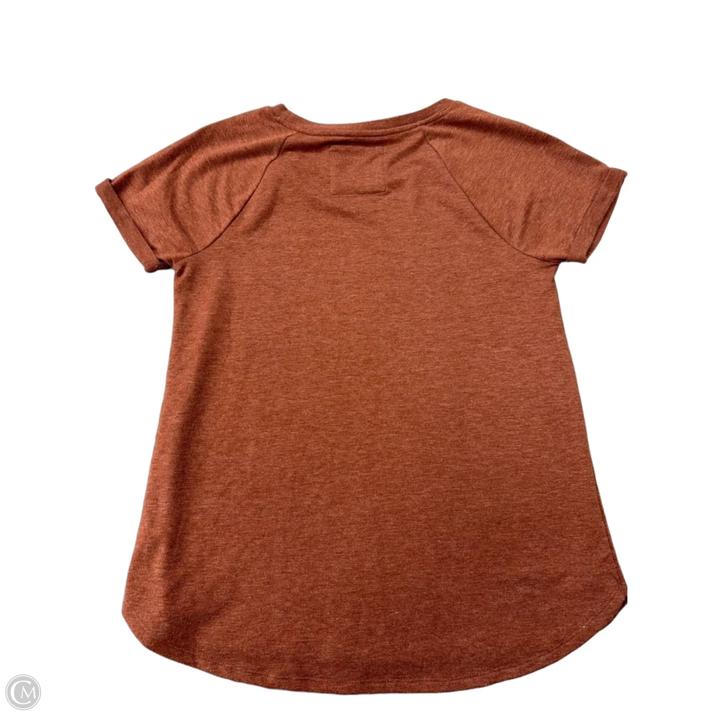 Top Short Sleeve By Sonoma In Brown, Size: M