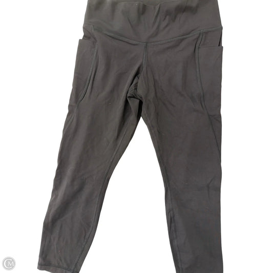 Athletic Leggings By Members Mark In Black, Size: 1x
