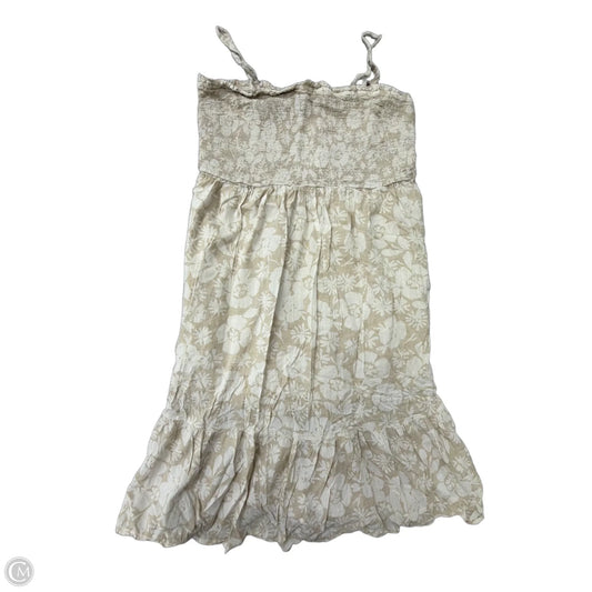 Dress Casual Midi By Gap In Tan, Size: Xl