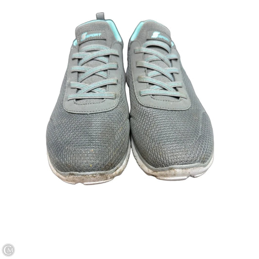 Shoes Athletic By Skechers In Grey, Size: 10