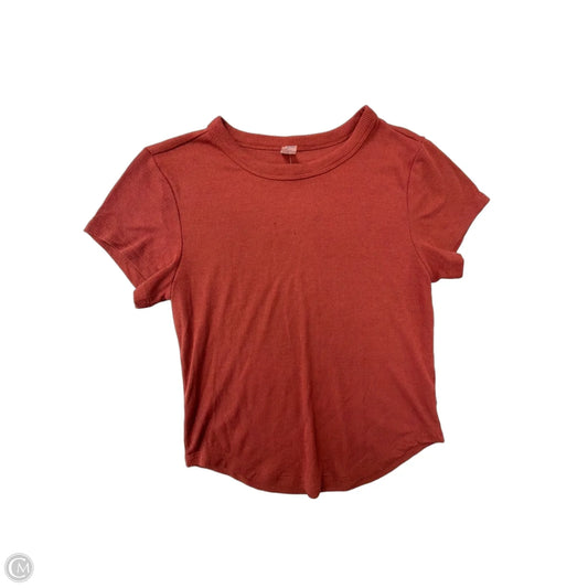 Top Short Sleeve Basic By Old Navy In Brown, Size: S