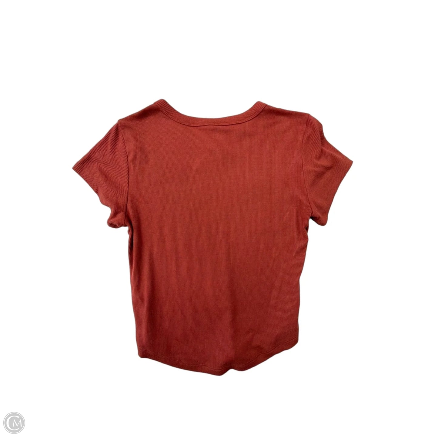 Top Short Sleeve Basic By Old Navy In Brown, Size: S