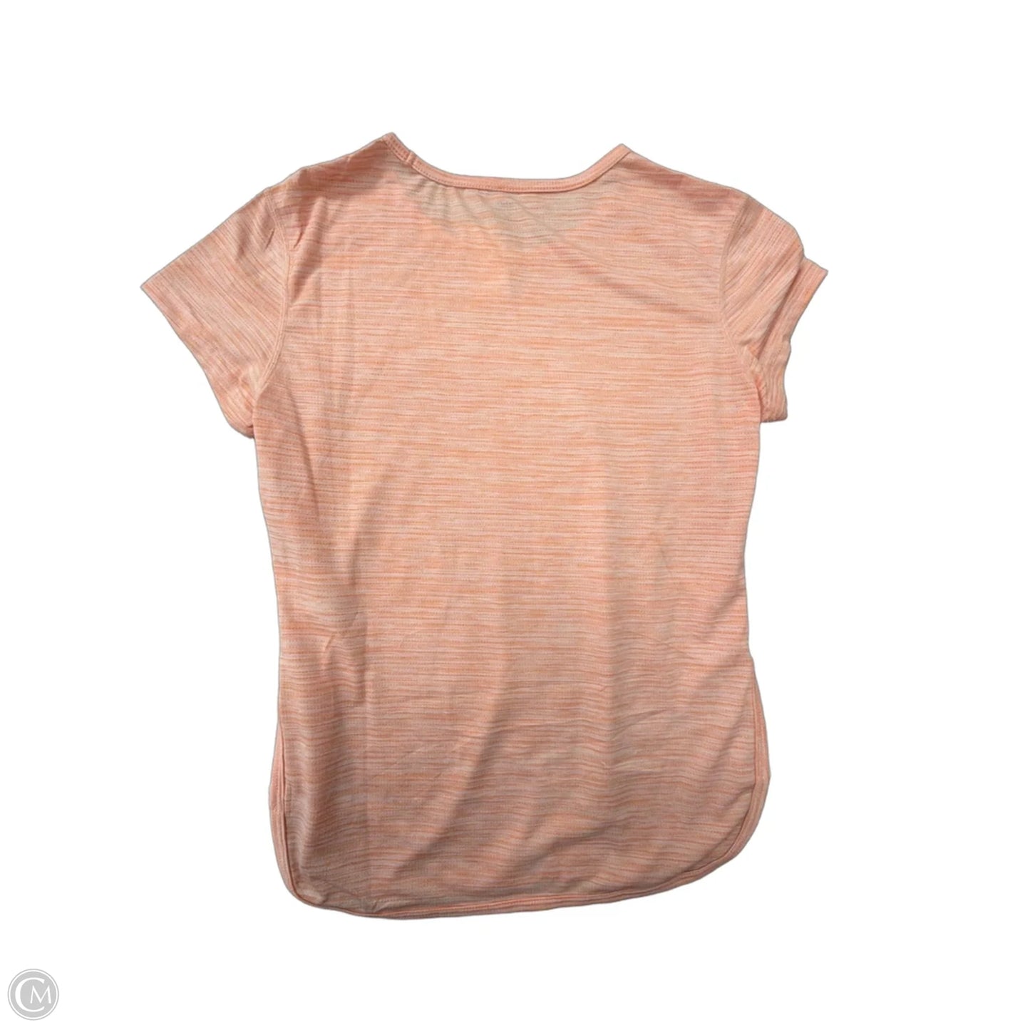 Athletic Top Short Sleeve By K Swiss In Orange, Size: Xs