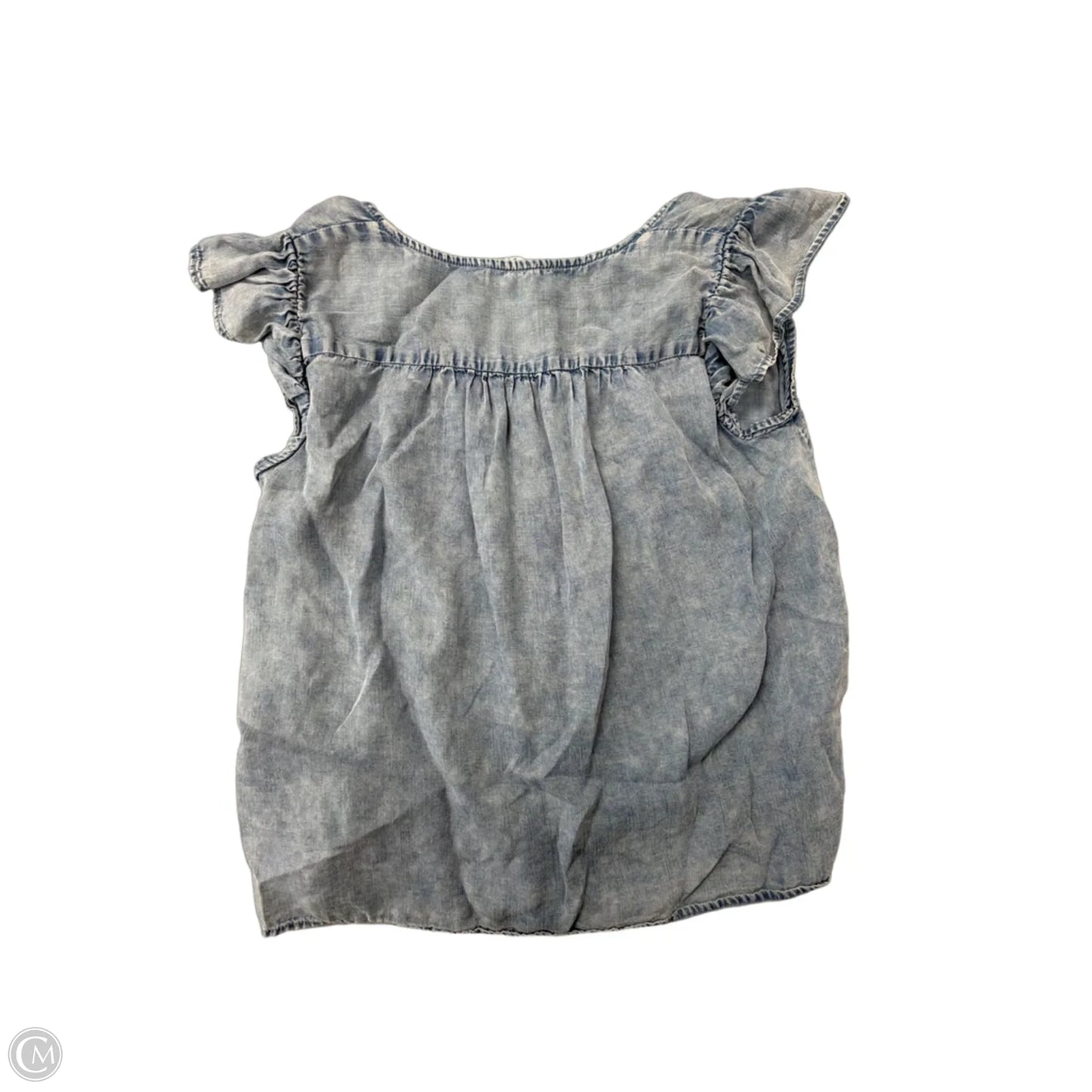 Top Sleeveless By Jane And Delancey In Blue Denim, Size: M