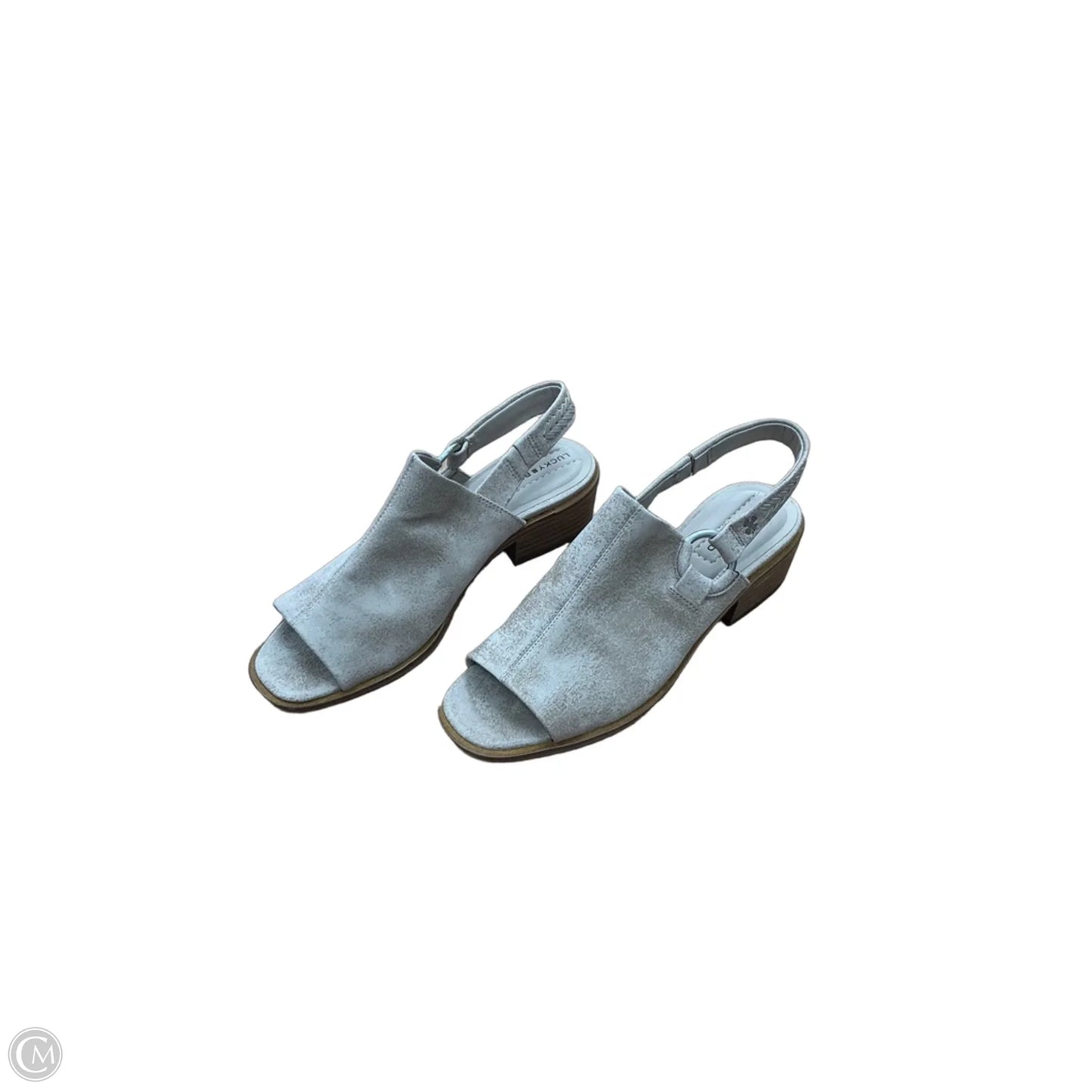 Sandals Heels Block By Lucky Brand In Pink, Size: 6.5
