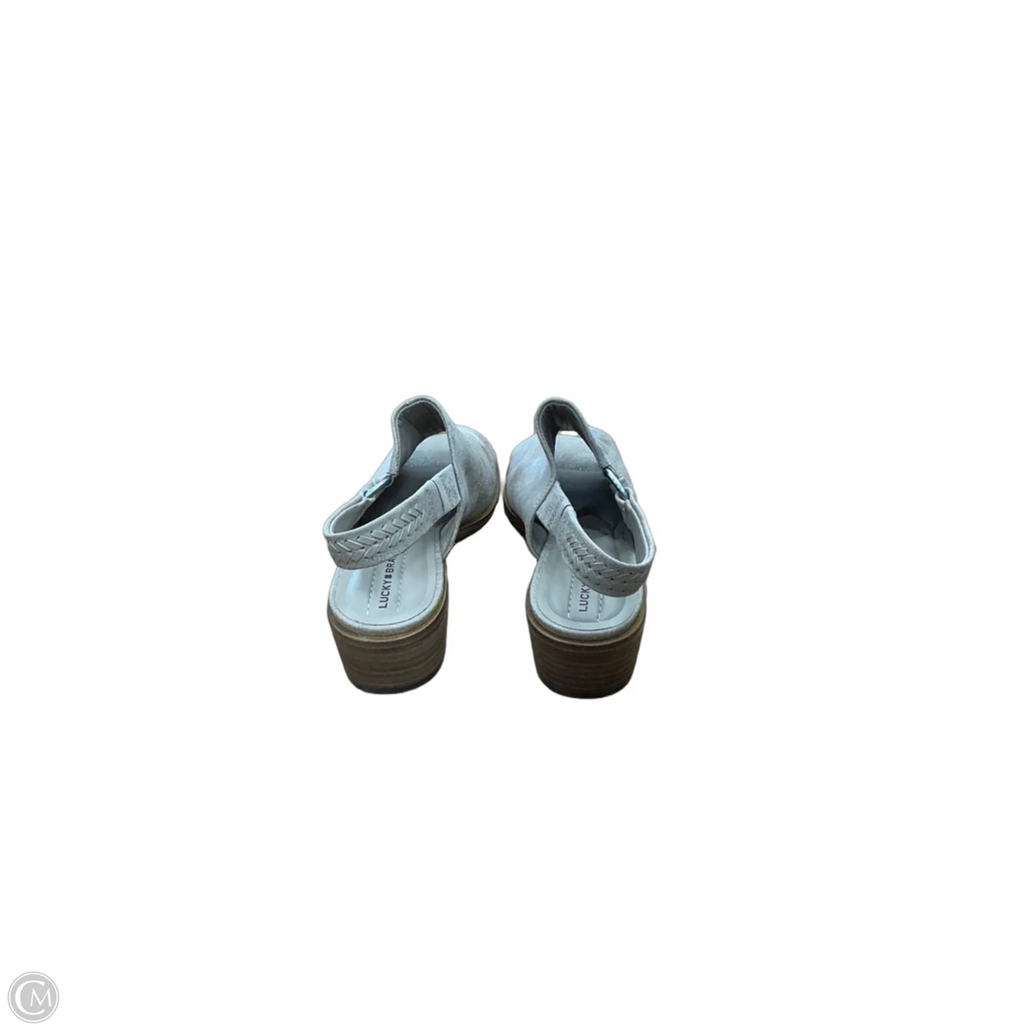 Sandals Heels Block By Lucky Brand In Pink, Size: 6.5