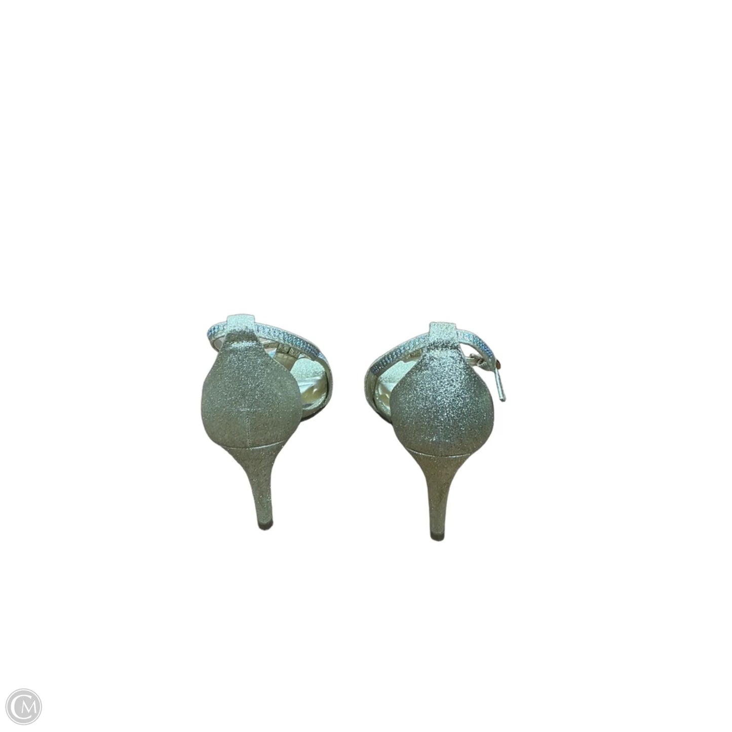 Sandals Heels Kitten By Sliver Slipper In Gold, Size: 8
