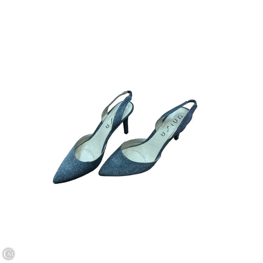 Shoes Heels Stiletto By Unisa In Silver, Size: 8.5