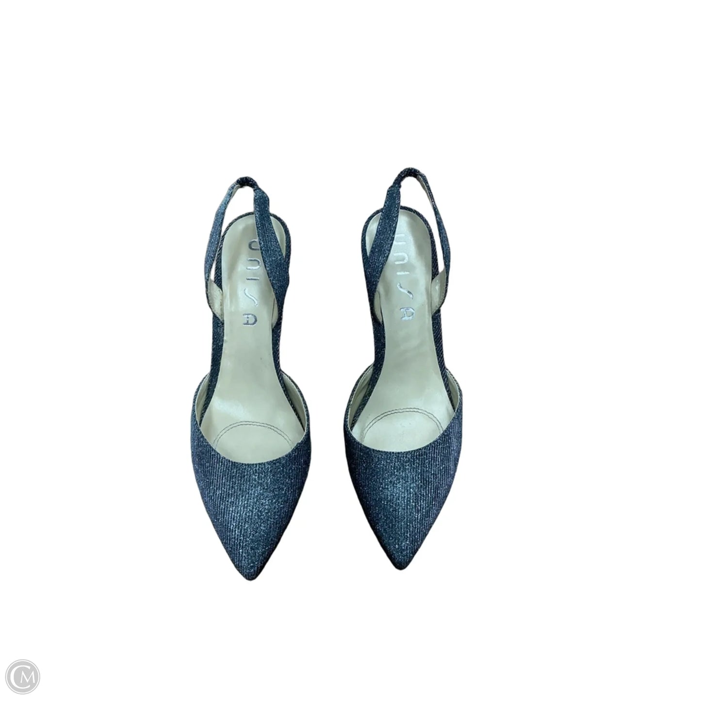 Shoes Heels Stiletto By Unisa In Silver, Size: 8.5