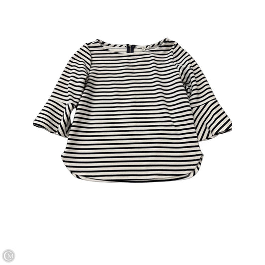 Top Long Sleeve By Green Envelope In Striped Pattern, Size: M