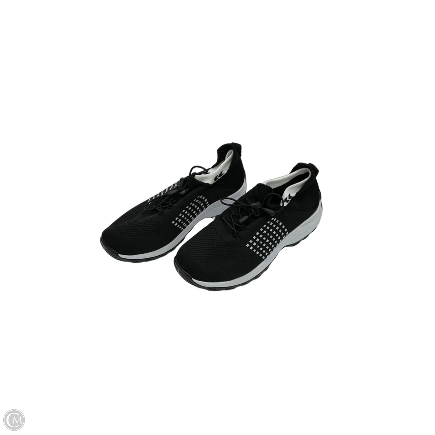 Shoes Sneakers By Clothes Mentor In Black & White, Size: 10