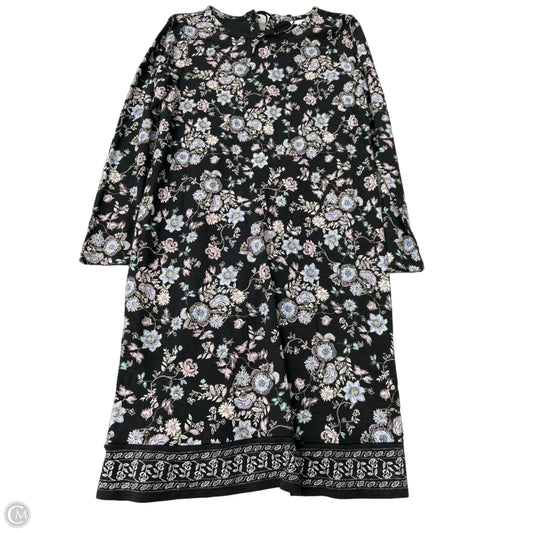 Dress Casual Midi By J. Jill In Floral Print, Size: M