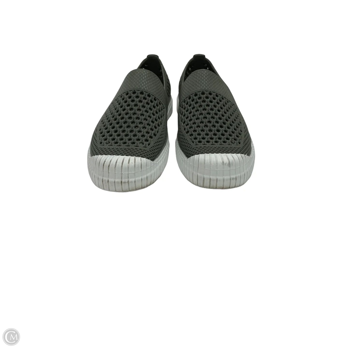 Shoes Flats By Layer 8 In Green & White, Size: 9
