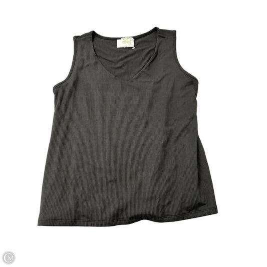 Tank Top By Free Kisses In Black, Size: 1x
