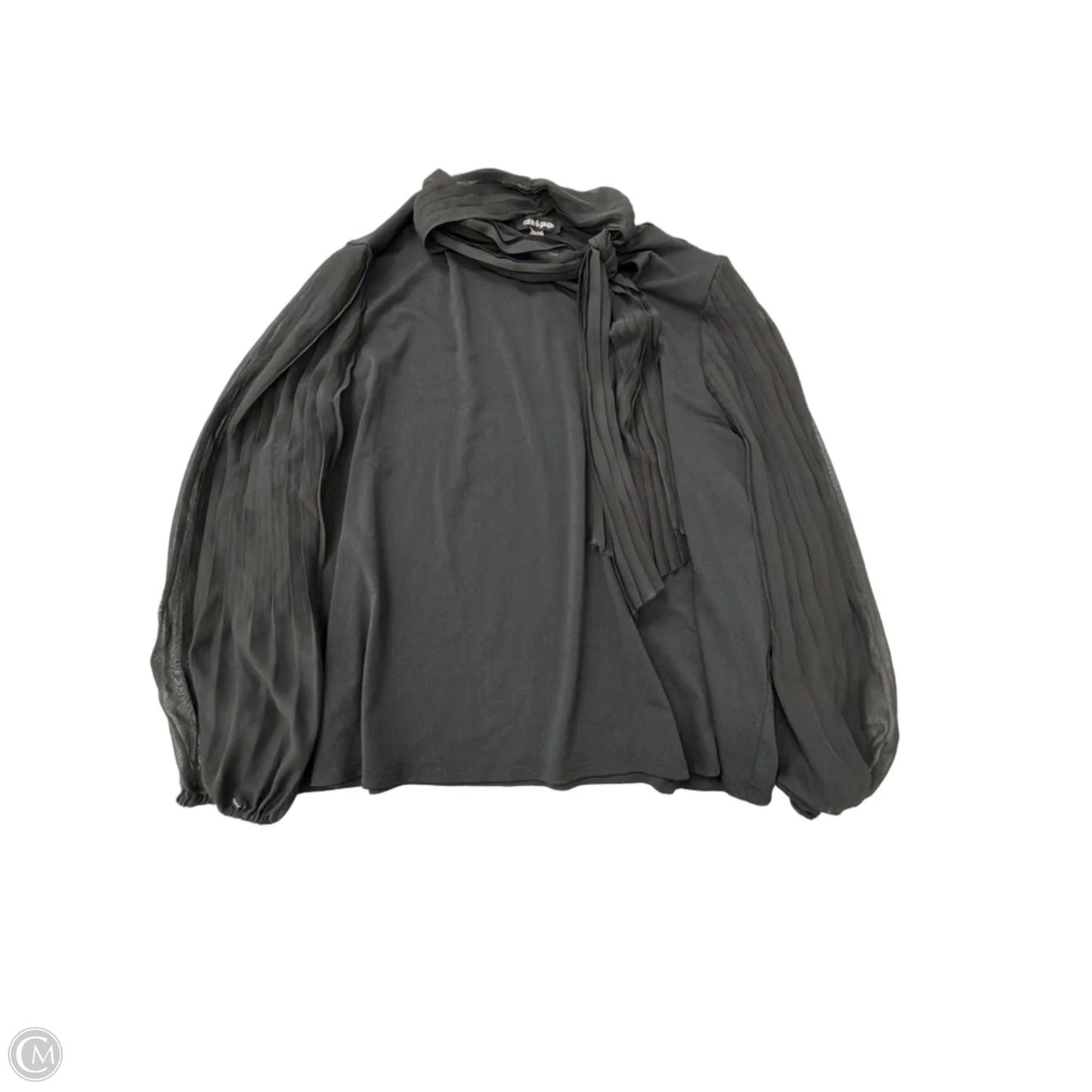 Top Long Sleeve By Cable And Gauge In Black, Size: 2x