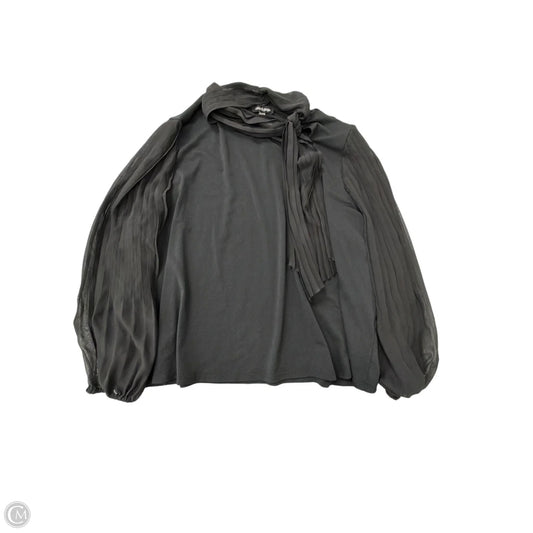Top Long Sleeve By Cable And Gauge In Black, Size: 2x