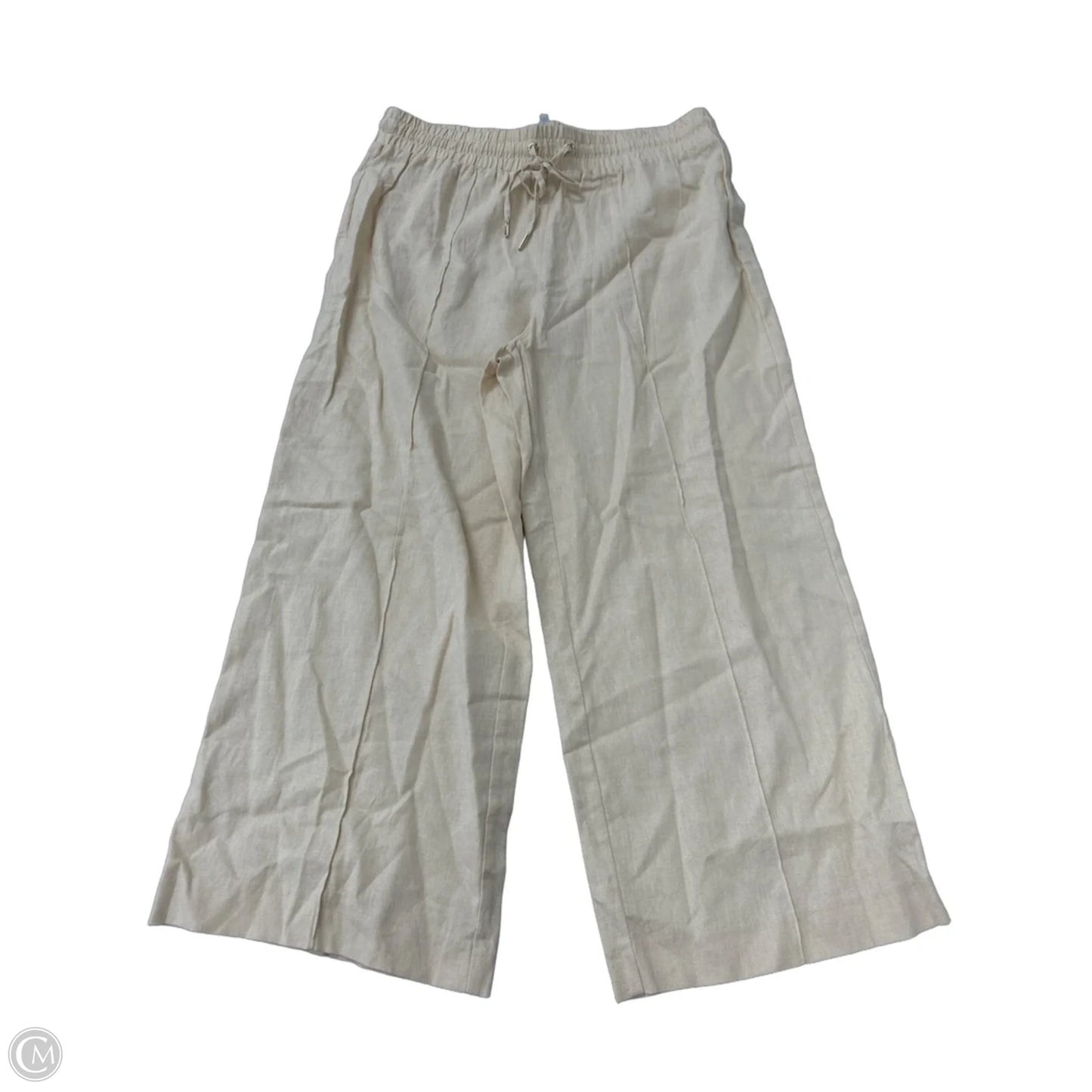 Pants Linen By Anne Klein In Yellow, Size: 8