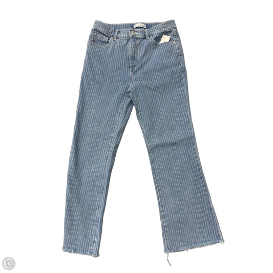 Jeans Cropped By Loft In Blue Denim, Size: 2