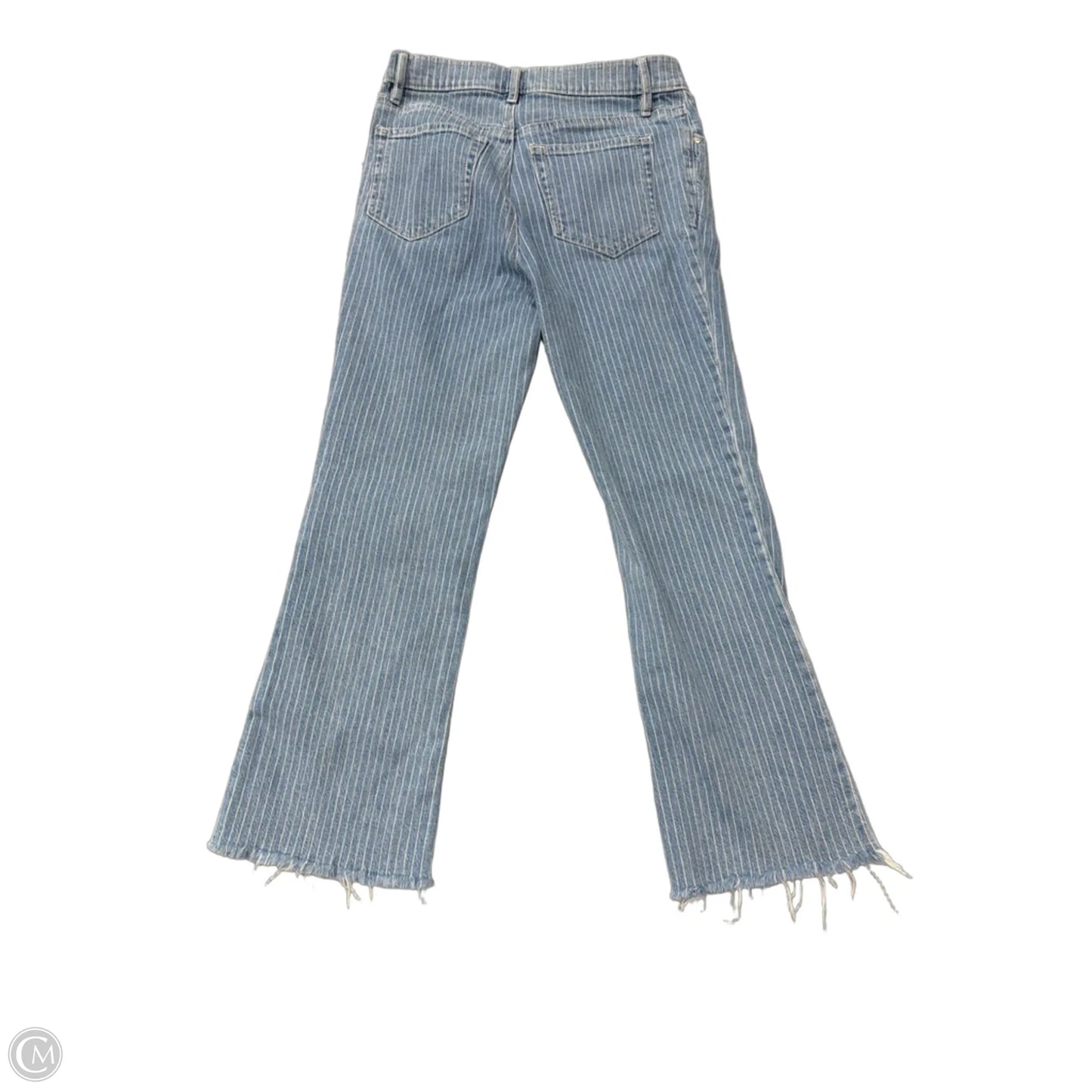 Jeans Cropped By Loft In Blue Denim, Size: 2