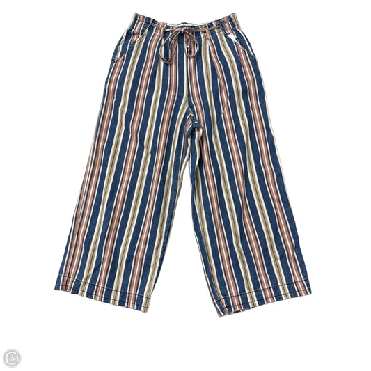 Pants Cropped By American Eagle In Striped Pattern, Size: 6