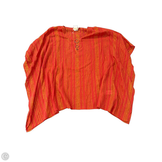 Top Short Sleeve By Michael By Michael Kors In Orange, Size: L
