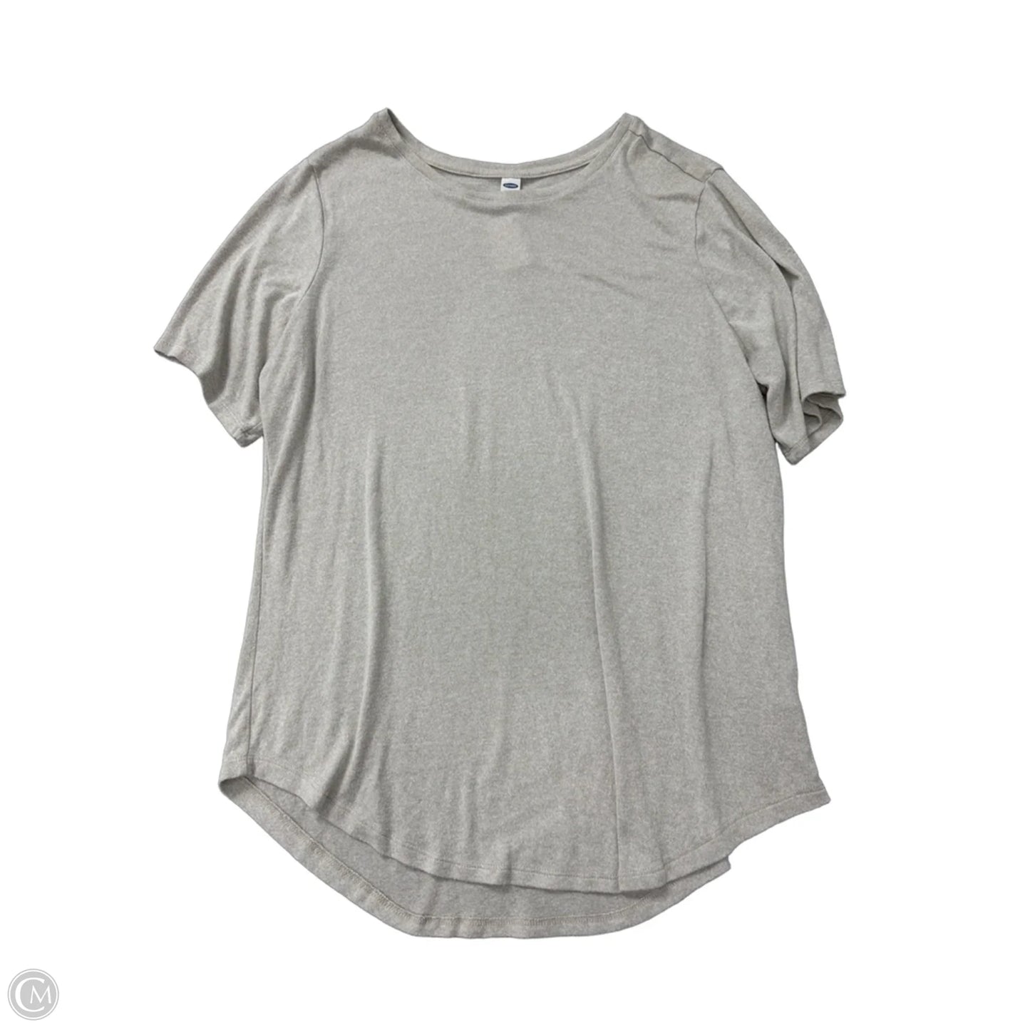 Top Short Sleeve Basic By Old Navy In Beige, Size: Xl