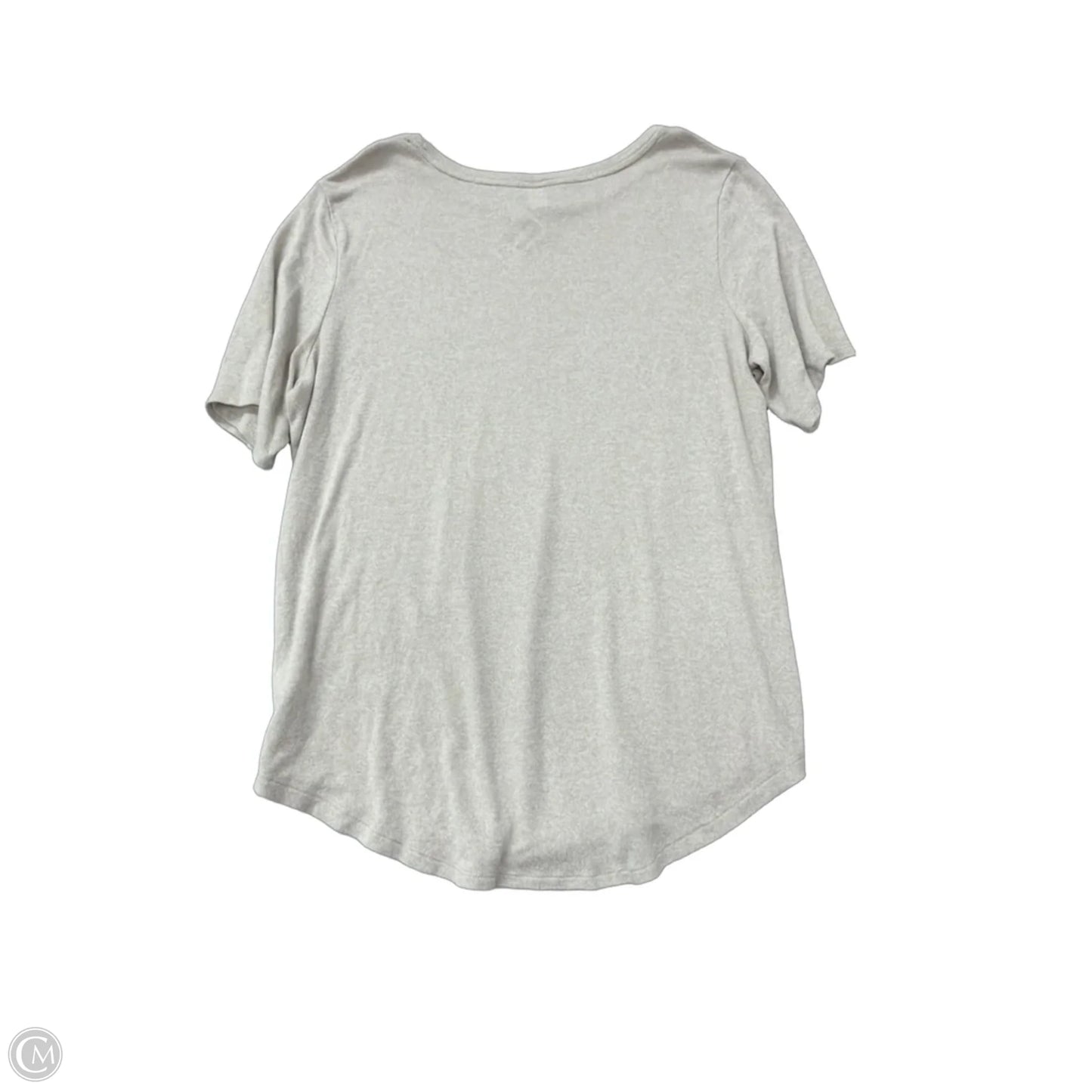 Top Short Sleeve Basic By Old Navy In Beige, Size: Xl