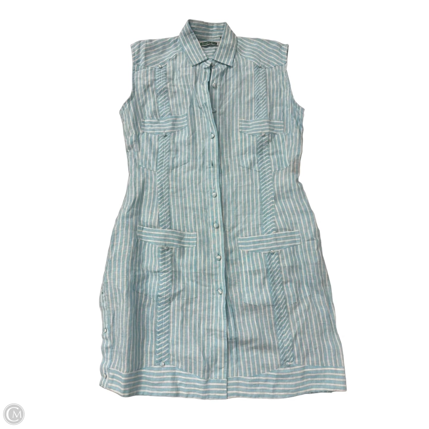 Dress Casual Midi By Clothes Mentor In Striped Pattern, Size: Xl
