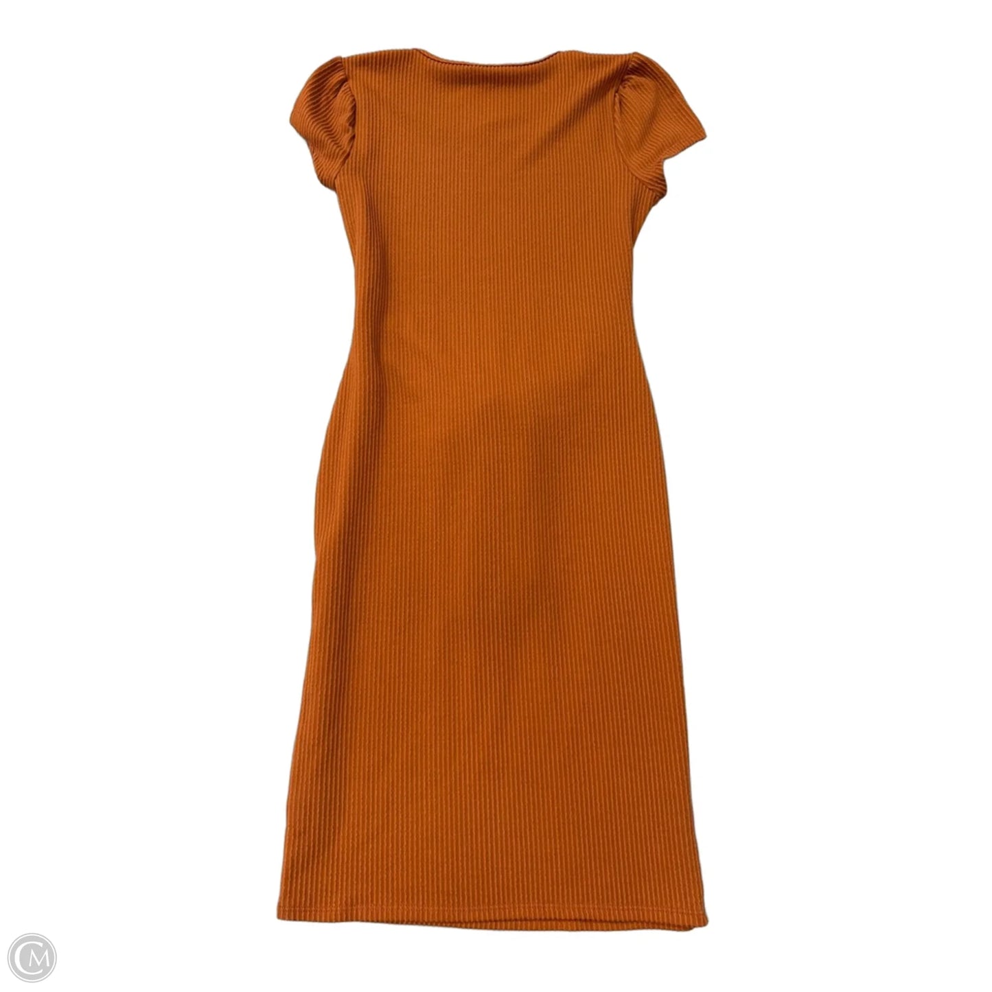 Dress Casual Midi By Clothes Mentor In Brown, Size: Xl