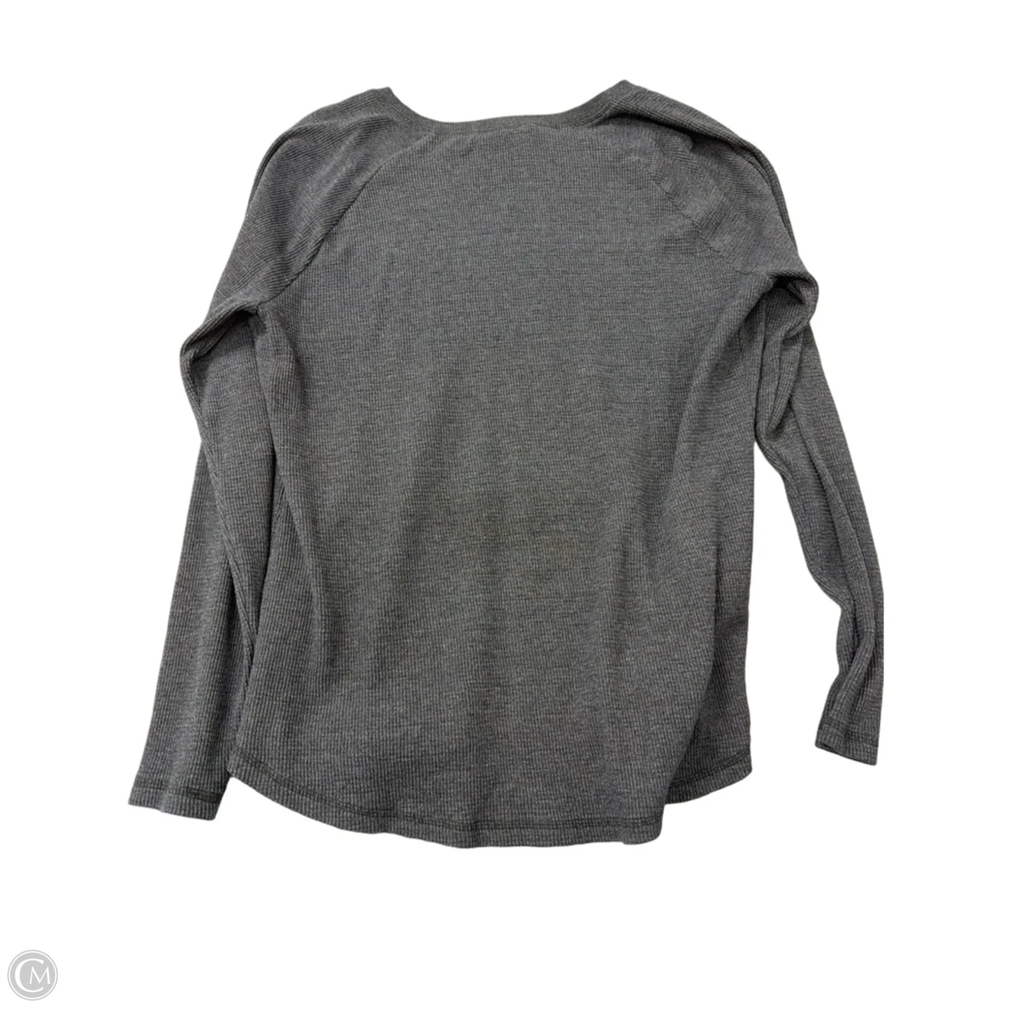 Top Long Sleeve By Eddie Bauer In Grey, Size: Xl
