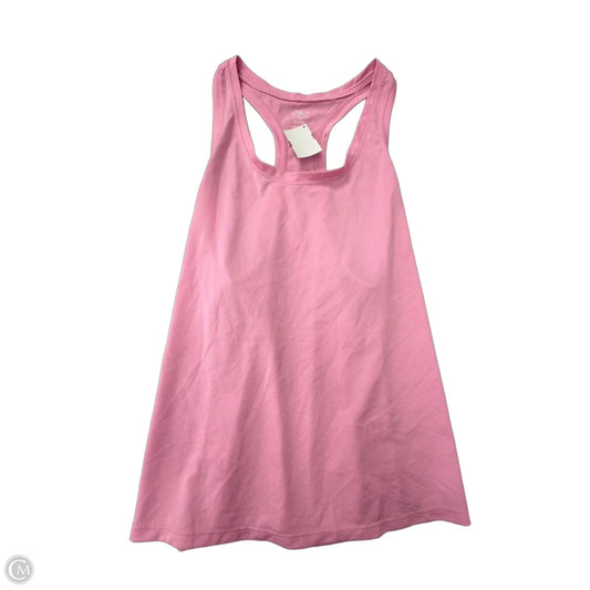 Athletic Tank Top By Athletic Works In Pink, Size: M